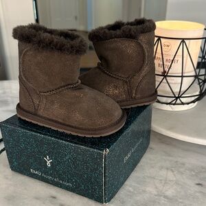 Emu Australia Toddler Chocolate Metallic Boots